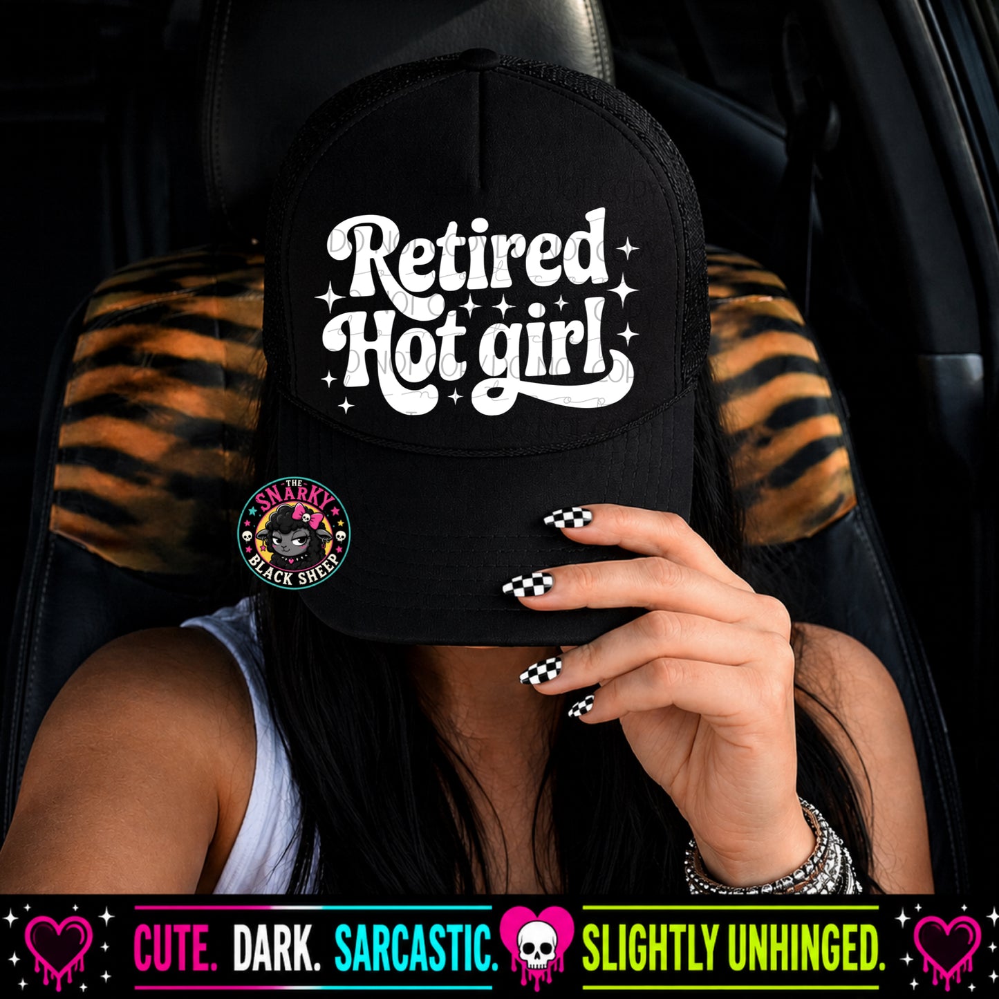 Retired Hot Girl (White)