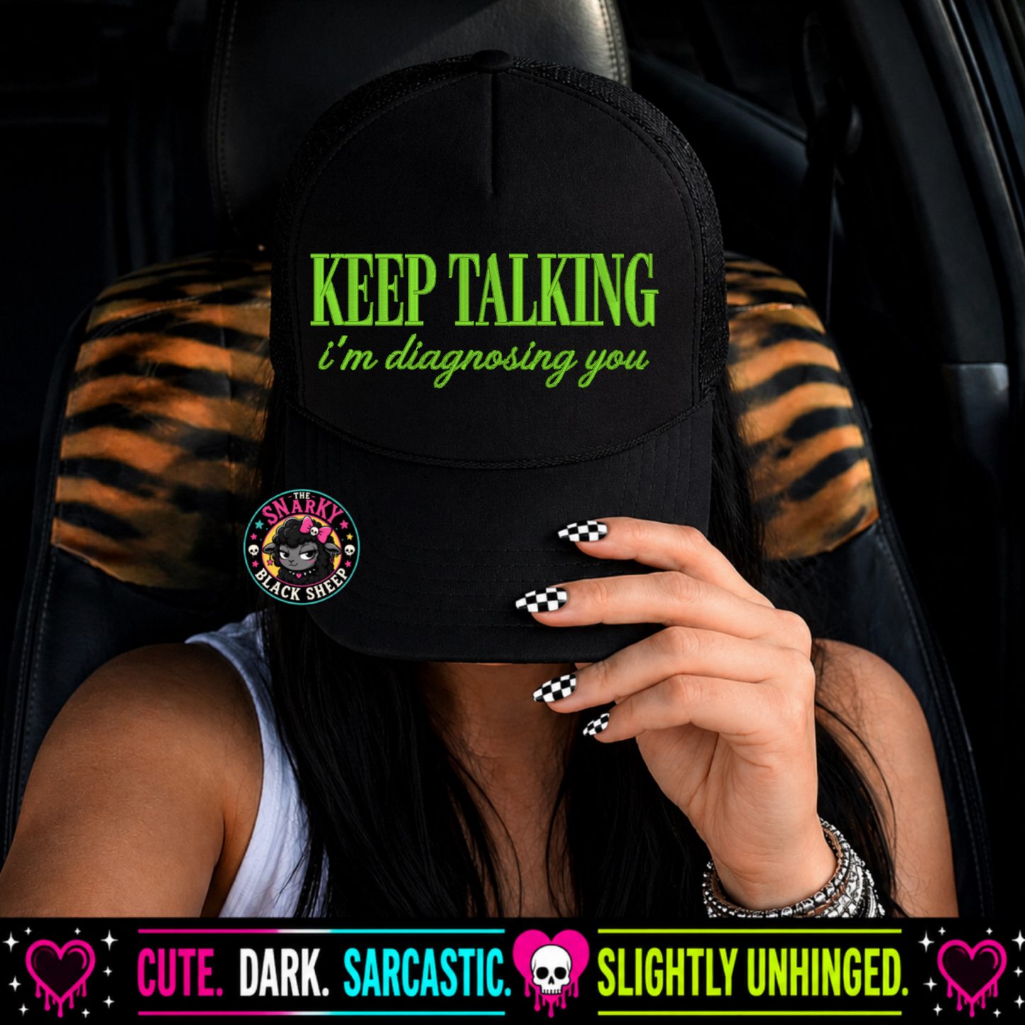 Keep Talking I’m Diagnosing You (Embroidery)