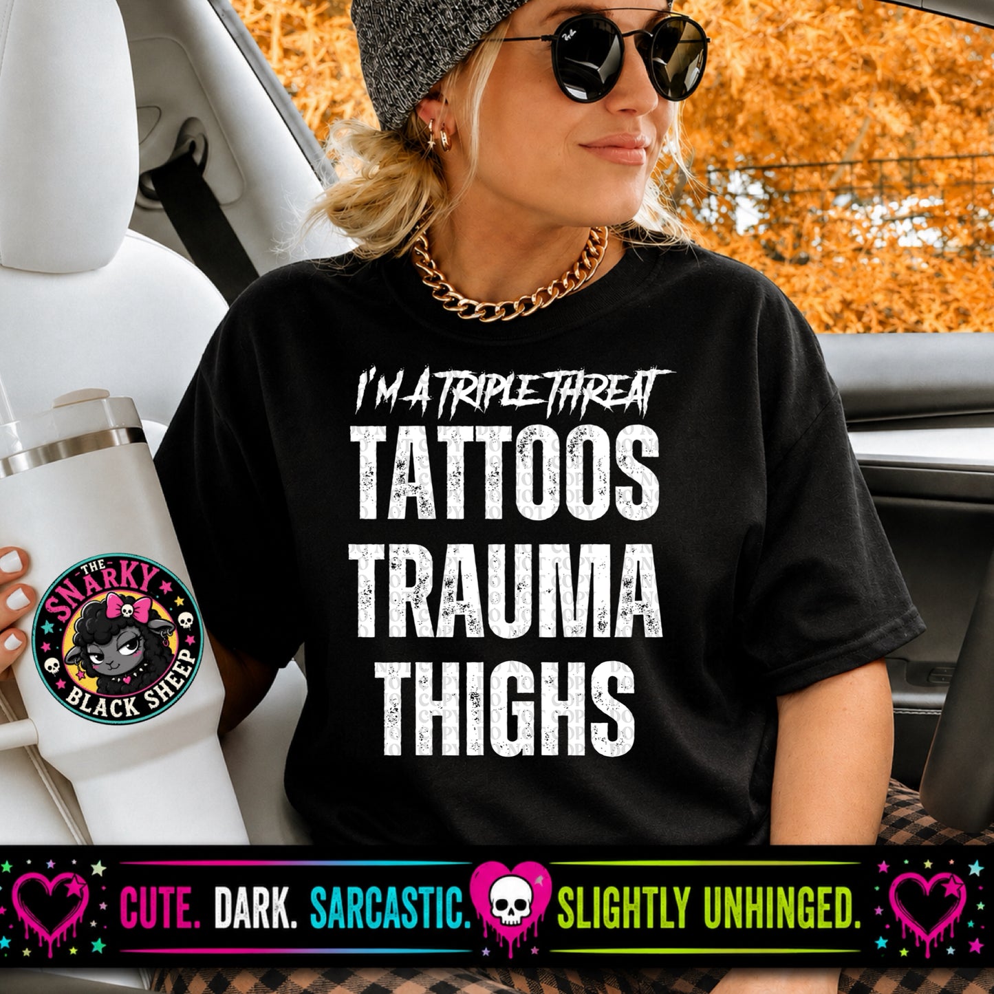 I’m A Triple Threat Tattoos Trauma Thighs