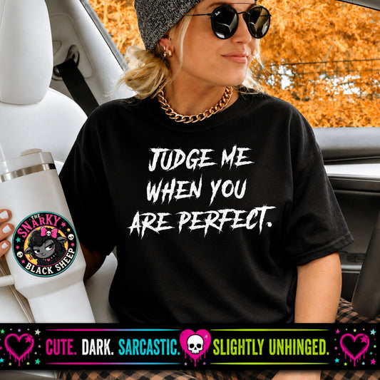 Judge Me When You Are Perfect