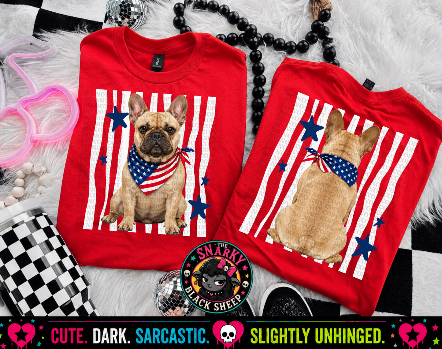 Patriotic Frenchie (Fawn)