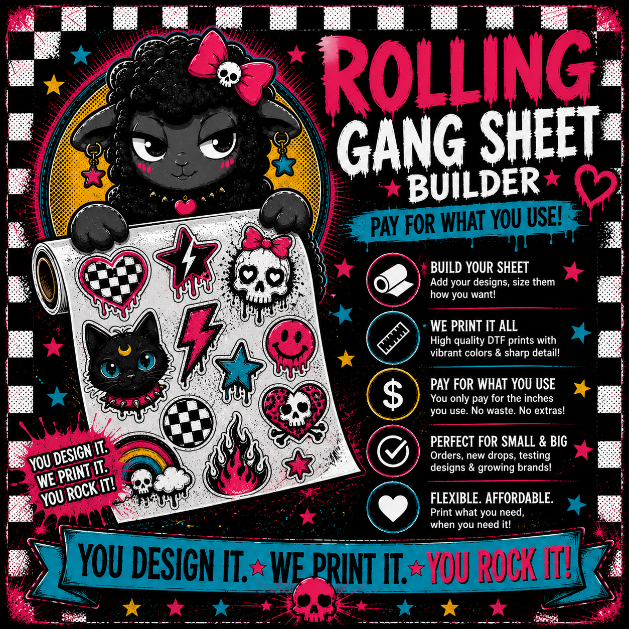Rolling Gang Sheet Builder