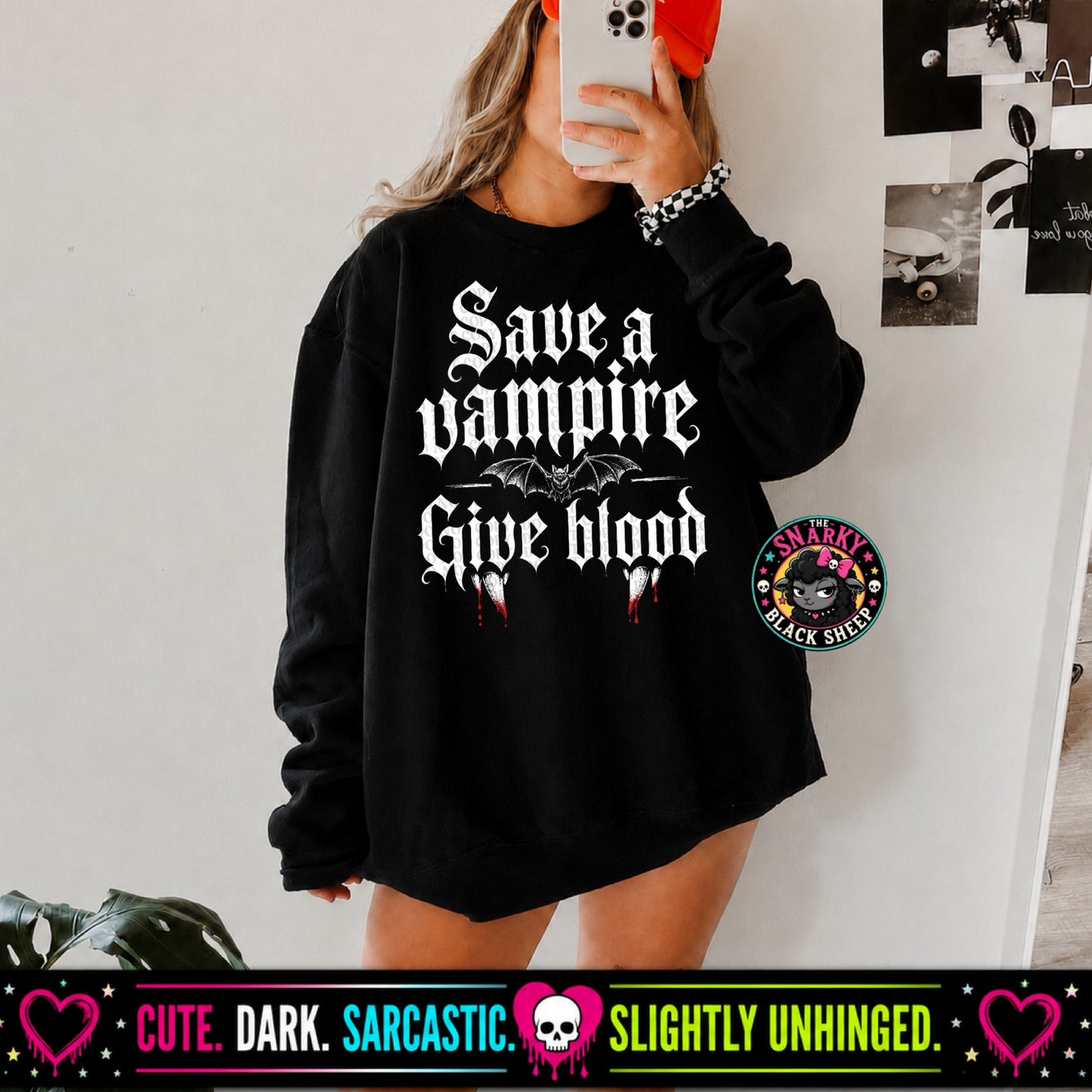 Save A Vampire Give Blood